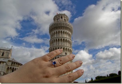 Ring at Leaning Tower of Pisa