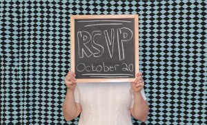 Our DIY RSVP postcard